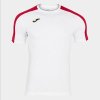 ACADEMY SHORT SLEEVE T-SHIRT WHITE RED XL