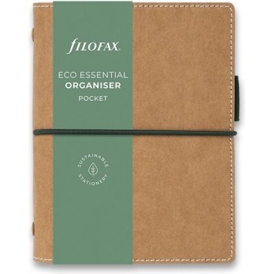 Filofax Eco Essential A7 týždenný 2023 golden oak