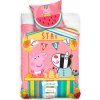 Carbotex Detská obliečka Prasiatko PepinaLimonádový Stánek, 140 x 200 cm, 70 x 90 cm