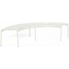HAY Lavička Palissade Park Bench set of 2, cream white