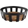 Eva Solo Košík na pečivo Nordic Kitchen čierny plast bambus 22 x 7 cm