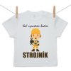 Boodyy Tričko s krátkym rukávom Keď vyrastiem budem strojník 116 (5-6 rokov)