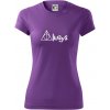 Harry - Always - Dámske Fantasy športové (dresovina) - 2XL ( Fialová )