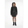 Dievčenské rifľové šaty Calvin Klein Jeans čierna farba, mini, áčkový strih IG0IG02167.9BYX 140
