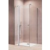 RADAWAY EOS KDJ II 80cm ľavé dvere do kombinácie / sprchový kút hranatý, profil chróm, sklo číre, 13799420-01L