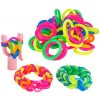 Mikro trading Sada pro pletení náramků z mega gumiček 72 ks