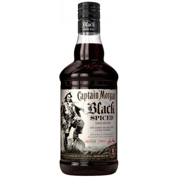Captain Morgan Black Spiced 0,7 l (čistá fľaša)