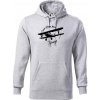 Still Plays With Planes - Mikina pánska Cape s kapucňou - 3XL ( Svetlosivý melír )