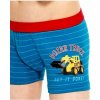 Chlapčenské boxerky s obrázkom Bager modrá