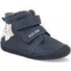 Barefoot detské zimné topánky D.D.step W070-52301A modré