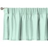 Dekoria Krátky záves na riasiacej páske, mätová, 390 x 40 cm, Loneta, 133-37