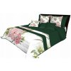 Mariall Design přehoz na postel biela ružovej zelenej 240 x 260 cm