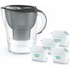 BRITA Filtračná kanvica Brita Marella + 4 vložky MaxtraPro PP (2 × 4 l; grafitová)