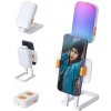 Fotověci Přenosná Vlogovací Stanice Selfie Ring Light RGB Světlo Držák na Telefon s Baterii Video Foto