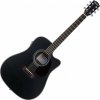 Pasadena PDC-200E Black Elektroakustická gitara Dreadnought