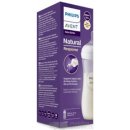 Avent Natural Response priehľadná fľaša s cumlíkom pre podporu rytmu pitia 330 ml