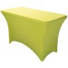 TENTino Elastický poťah EXTREME na skladací stôl 120-122x60 cm VIAC FARIEB Farba obrusu: SVIETIVO ŽLTÁ / YELLOW