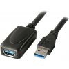 PremiumCord PremiumCord USB 3.0 repeater a prodlužovací kabel A/M-A/F/ 5m/ černý