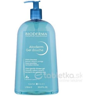 Bioderma Atoderm jemný sprchový gel pre suchú a citlivú pokožku 1000 ml