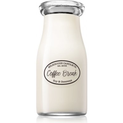 Milkhouse Candle Co. Creamery Coffee Break vonná sviečka Milkbottle 227 g