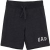 Chlapčenské šortky GAP, FRENCH TERRY tmavo sivá,biela 18-24M