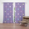 Sablio Záves Hviezdy na fialovej: 2 ks 140x250 cm