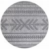 Okrúhly terasový koberec SANTORINI - 411 antracitový Priemer koberca: 200cm