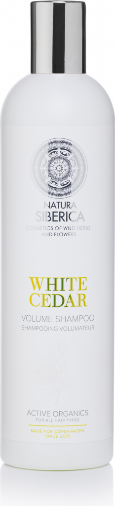 Natura Siberica Siberie Blanche Biely céder šampón pre objem 400 ml