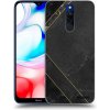 Picasee silikónový prehľadný obal pre Xiaomi Redmi 8 - Black tile