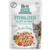 Brit Care Cat kapsička Sterilized Fillets in Gravy Tender Turkey 85 g