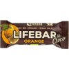 Tyčinka pomaranč v horkej čokoláde RAW BIO 40g Lifefood