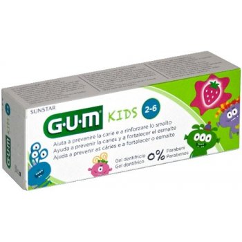 G.U.M Kids detský zubný gél pre deti 2-6 rokov 50 ml