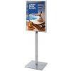 Jansen Display Informačný stojan Infopole s klaprámom A1, ostrý roh, profil 25mm, 625 x 1815 mm