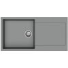 STRONG StrongSinks S3 Drez granit Zala 1000, rozmer 1000 x 500 mm, s odkvapávačom, šedý