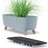 Kvetináč plast sivý Prosperplast 58 cm x 24 cm x 23,5 cm