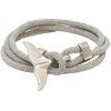 Amparo Miranda® Náramok Veľrybí plutva Strieborná B0471, Farba sivá