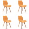 Set štyroch jedálenských stoličiek SJ.0159 oranžové