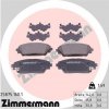 Sada brzdových platničiek kotúčovej brzdy ZIMMERMANN 25875.160.1