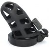 Mister B Steel Black Brutal Chastity Cage