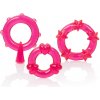 Erekčné krúžky 3 ks Magic C-Rings Red