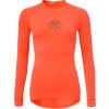 Klimatex Dámske funkčné tričko ESTRID THERMOPLUS+ oranžová čierna