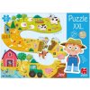 Puzzle pre deti Farma XXL Goula 53176 (17 dielikov)