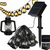Solárna LED girlanda s 30 lampiónmi 6,3 m (Dekoratívne solárne osvetlenie na balkón, terasu, pergolu a do záhrady)