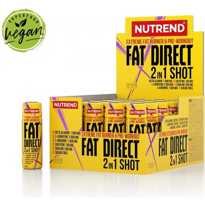 Nutrend FAT DIRECT SHOT, box - 20x60ml
