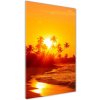 Vertikálny foto obraz akrylové sklo Tropická pláž 50x100 cm