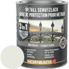 Farba na kov 3v1 HORNBACH svetlosivá matná 750 ml