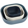 Beaba Misky silikónové 3 ks Velvet Grey Farba: night blue