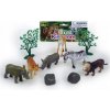 DIVOKÉ ZVIERATÁ zoo 10ks žirafa slon tiger lev