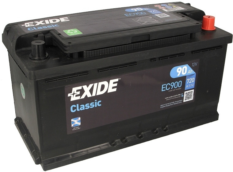 Exide Classic 12V 90Ah 720A EC900