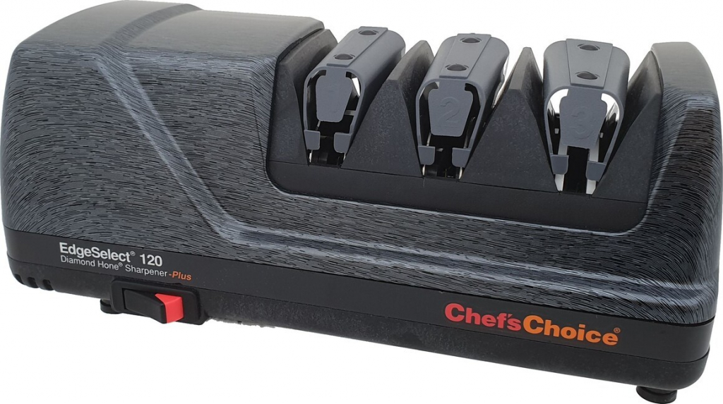 Chef\'sChoice M120 0120-0M5 Brúska na nože oceľový vzor, 3-stupňové brúsenie - elektrická